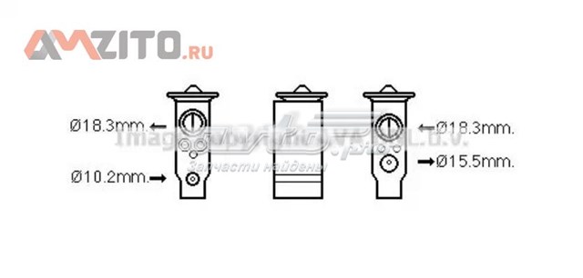 Клапан TRV кондиционера 4752068 Denso