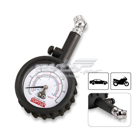 Манометр шинный Toptul JEAP060A цена, от 12.65 USD