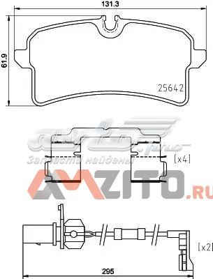 Задние тормозные колодки P85151 Brembo