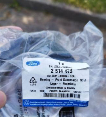 Подшипник опорный амортизатора, переднего Ford JX6Z18198G цена, от 30.76 USD