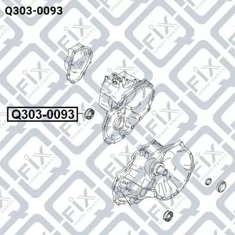 Купить Q3030093 Q-fix Сальник полуоси