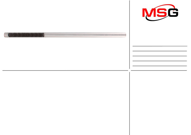 Вал (шток) рулевой рейки MS GROUP MT401NLF0C