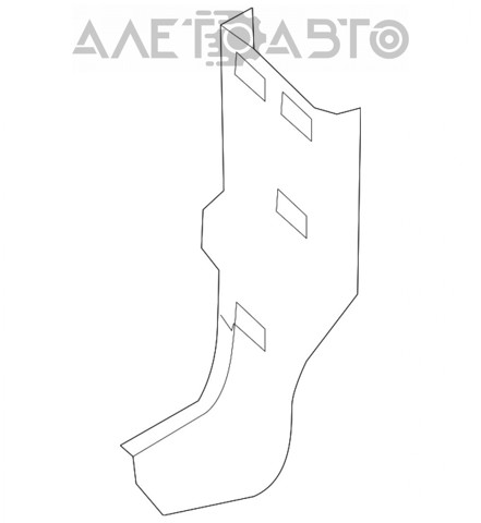 Кронштейн абсорбера переднего бампера FPS FP3310945 цена, от 25.34 USD