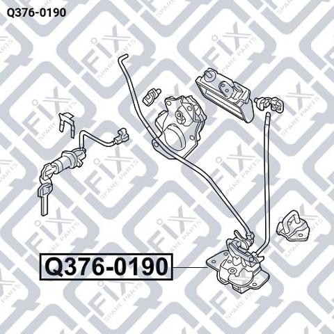 Замок двери багажника Q-fix Q3760190 цена, от 22.80 USD