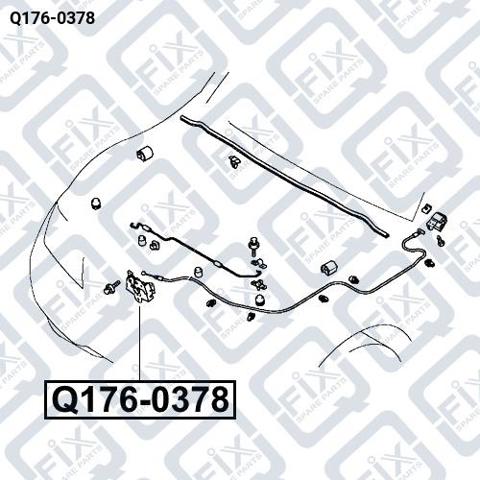 Q176-0378 Q-fix fecho da capota