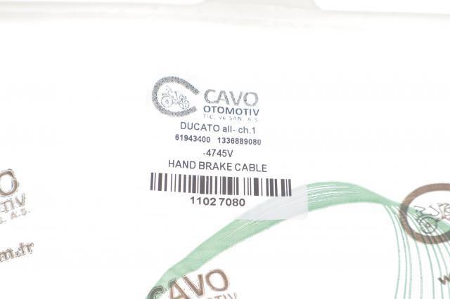 1102708 Cavo Трос стояночного тормоза передний