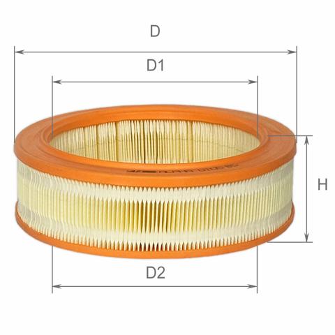 AF0105 Alpha Filter Воздушный фильтр двигателя