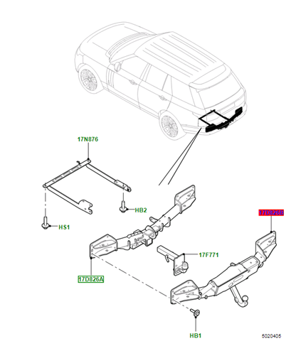  Land Rover LR036693 цена, от 361.17 USD