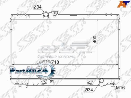 Купить TY0005100 SAT Радиатор водяной