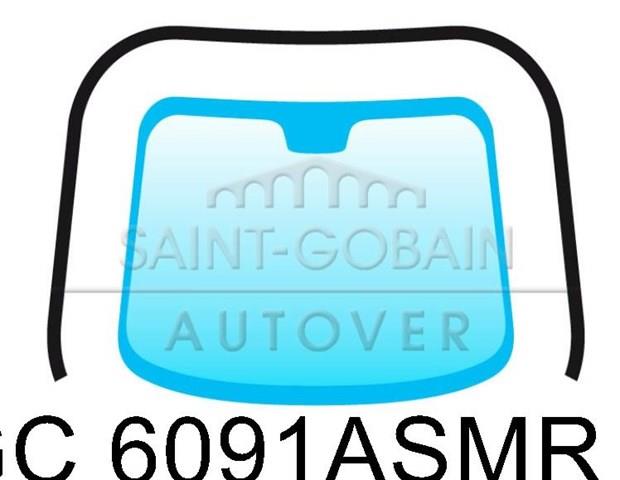Купить 6091ASMR Eurocode Молдинг лобового стекла верхний