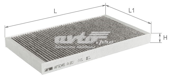 Купить AF5045A Alpha Filter Фильтр салона угольный