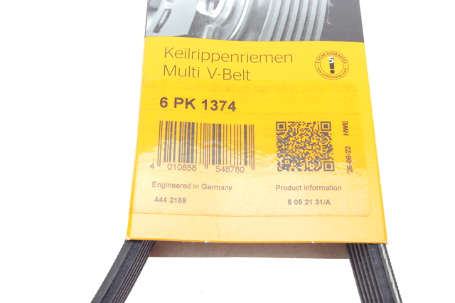 Ремень кондиционера Continental/Siemens 6PK1374