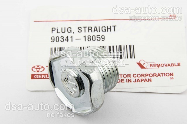 Tapón de llenado caja de cambios/transmisión automática 9034118059 TOYOTA
