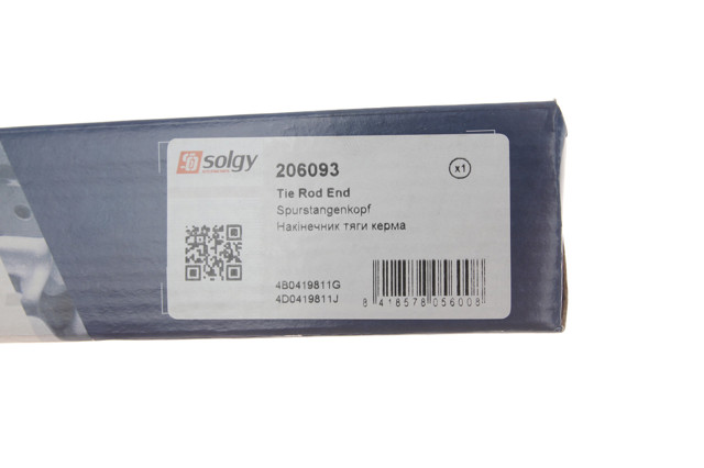 206093 Solgy Наружный наконечник рулевой тяги