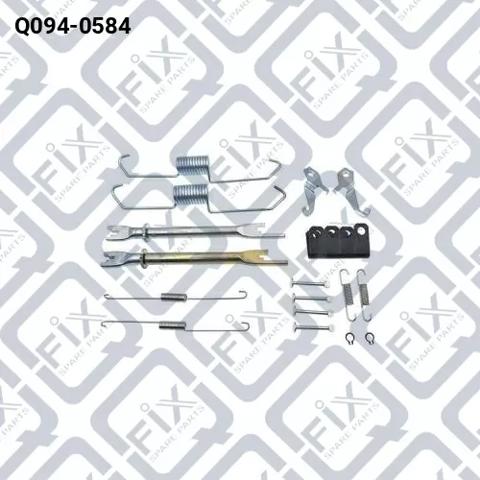 Q0940584 Q-fix Механизм подвода (самоподвода) барабанных колодок (разводной ремкомплект)