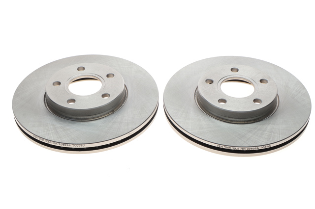 Disco do freio dianteiro 208094 Solgy