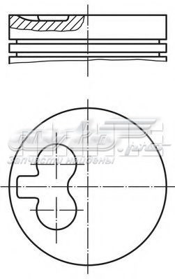 Поршень в зборі 216602 MAHLE