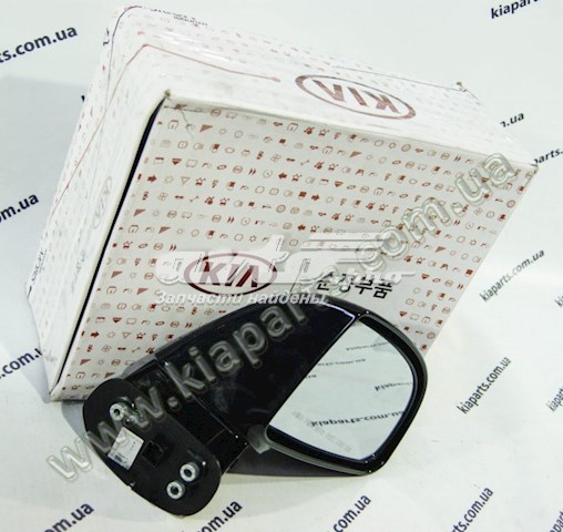 Правое боковое зеркало Hyundai/Kia 876202E540