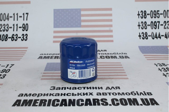 PF64 AC DELCO Filtro de aceite original y equivalente