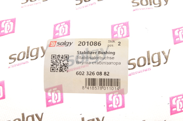 Купить 201086 Solgy Втулки переднего стабилизатора