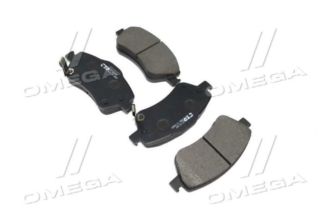 Колодки тормозные передние дисковые CTR GK1067