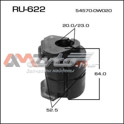 Сайлентблок передней подвески Masuma RU622 цена, от 10.44 USD