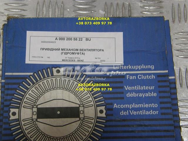 A0002005822 Mercedes Acoplamento viscoso de ventilador de esfriamento