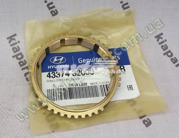 4337432000 Hyundai/Kia anel de sincronizador