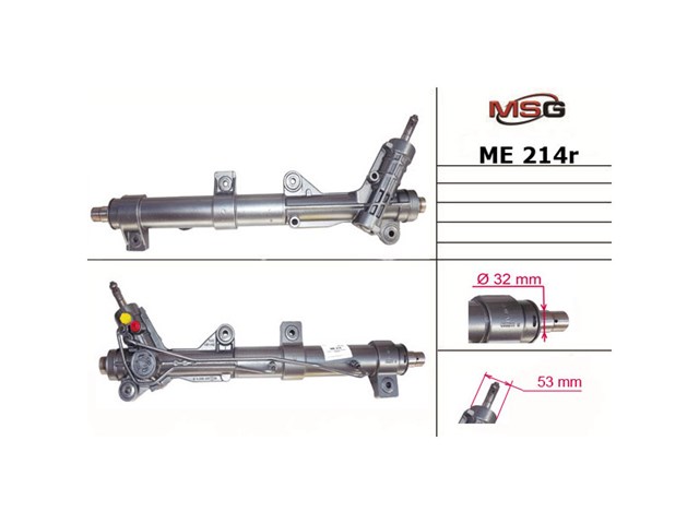 ME213R MSG Rebuilding cremalheira da direção