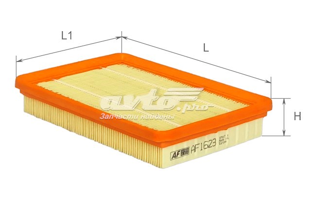 Элемент воздушного фильтра Alpha Filter AF1623 цена, от 3.41 USD