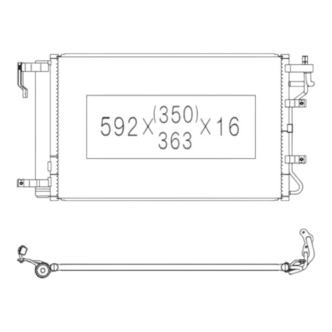 Конденсатор кондиционера FPS FP40K507 цена, от 67.39 USD