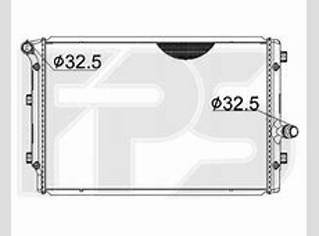 FP74A1216 FPS Радиатор основной