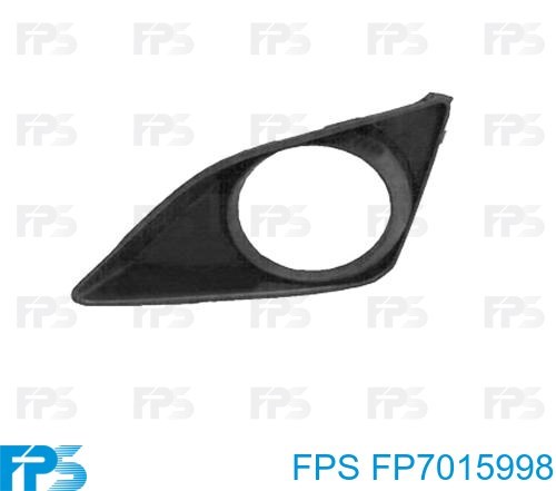 Решетка бампера переднего внутренняя правая FP7015998 FPS