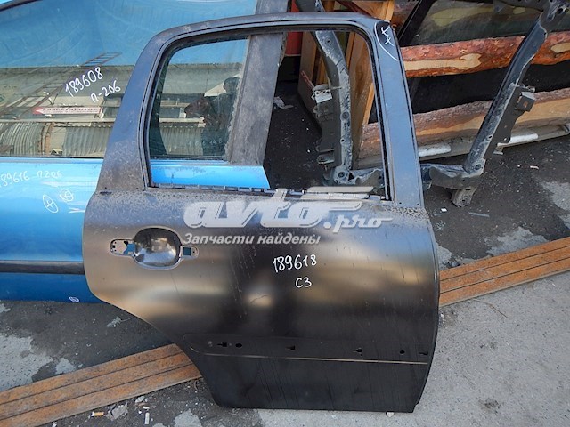 Porta traseira direita para Citroen C3 (FC)