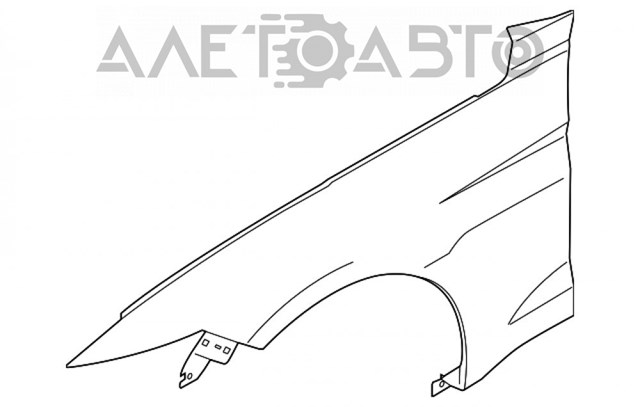 FP2828311 FPS Pára-lama dianteiro esquerdo