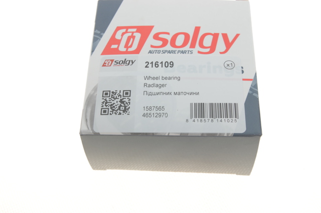 Подшипник ступицы 216109 Solgy