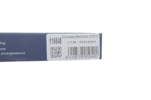 Свечи накала 116040 Solgy