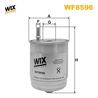 Топливный фильтр WF8596 WIX