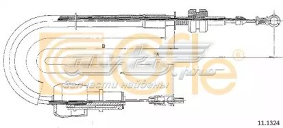 Cabo/pedal de gás (de acelerador) para Opel Corsa (93, 94, 98, 99)