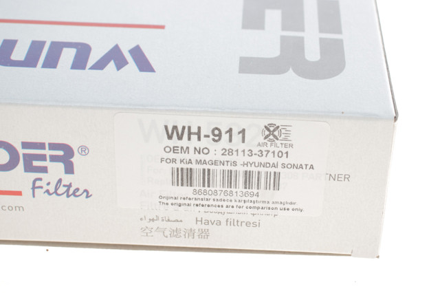Воздушный фильтр WH911 Wunder