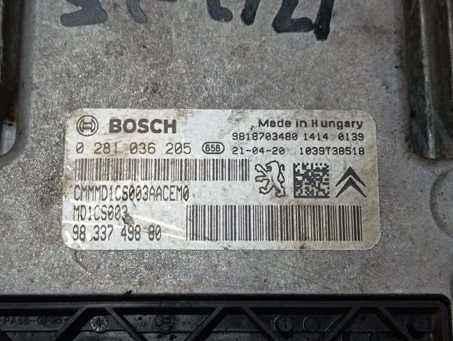  0281036205 Peugeot/Citroen