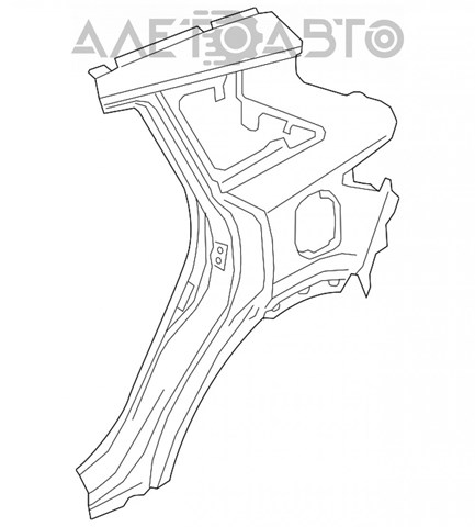 Купить G81015NAMA Nissan/Infiniti Крыло заднее левое