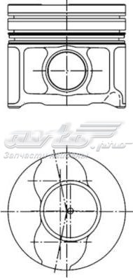 Поршень в зборі 41795610 KOLBENSCHMIDT