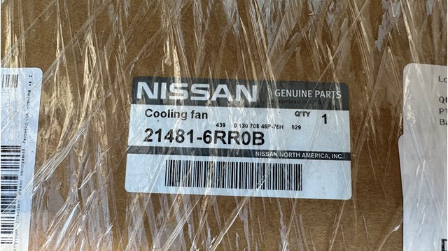 Купить 214816RR0A Nissan/Infiniti Диффузор вентилятора в сборе с мотором и крыльчаткой