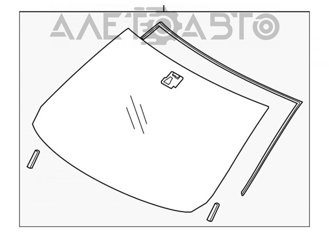 Стекло лобовое Mazda GJE863900B цена, от 137.98 USD