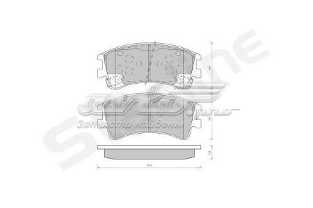 Тормозные колодки Starline BDS431
