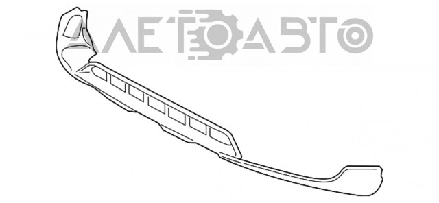 Спойлер переднего бампера FPS FP1218920 цена, от 35.12 USD