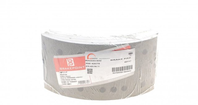 Купить RW42079 Rotweiss Задние барабанные тормозные колодки