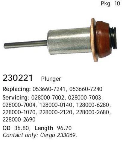 Купить 230221 Cargo Ремкомплект втягивающего реле стартера