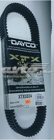 XTX5034 Dayco correia de variador